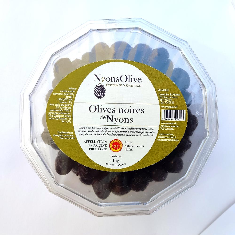 ČERNÉ OLIVY Z NYONS AOP 1 kg 