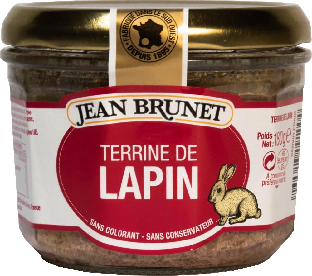 KRÁLIČÍ TERINA JEAN BRUNET - TERRINE DE LAPIN 180 g