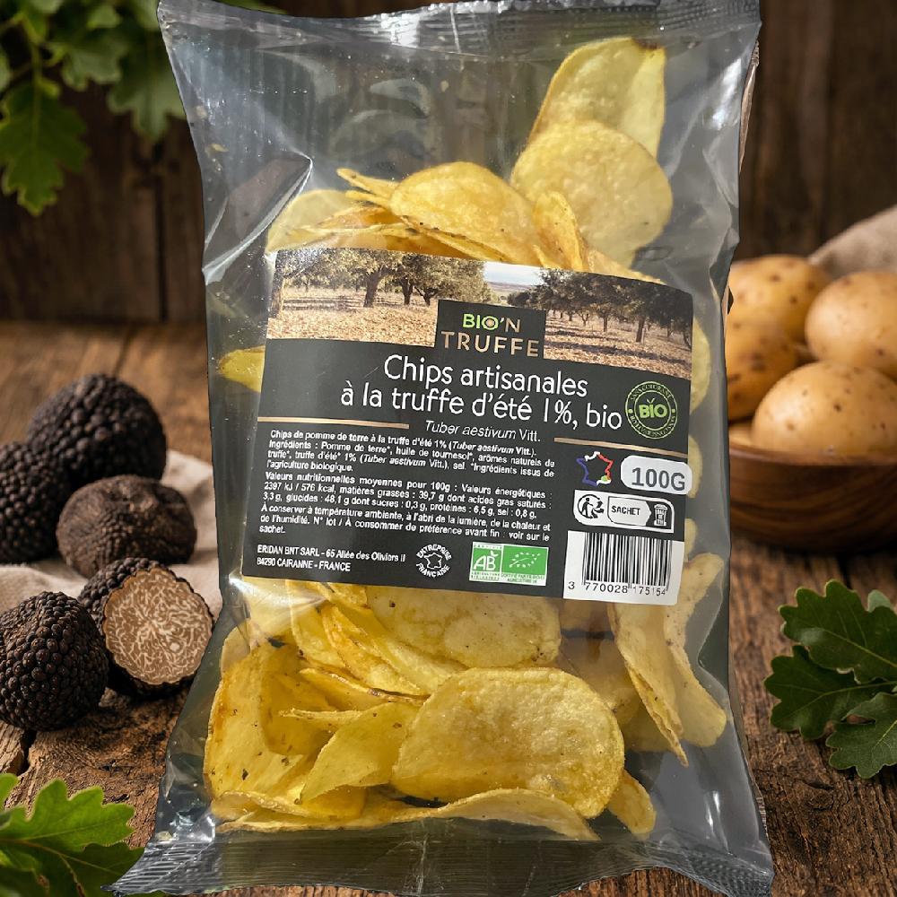 GOURMET CHIPSY S 1 % ČERNÉHO LANÝŽE BIO / 100 g - NOVINKA
