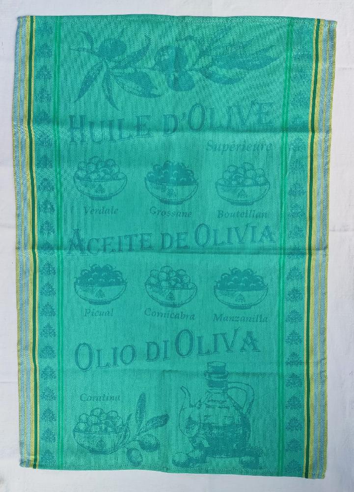 BAVLNĚNÁ ŽAKÁROVÁ UTĚRKA / OLIVY TYRKYSOVÁ
